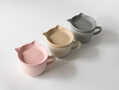 Neko Cat Mug with Plate
