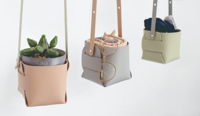 Soft Vegan Leather Pot