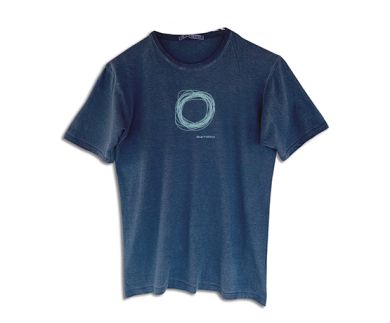 T-Shirt Scribble Blue