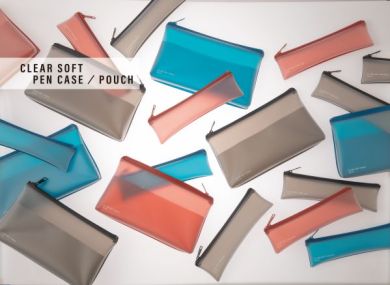 Clear Soft Pen Case and Pouch
