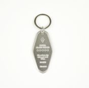 D13327SV Hotel Keyring Silver