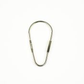 D13328SV Karabiner Drop Keyring Silver