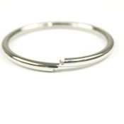 D13329SV Round Keyring Silver