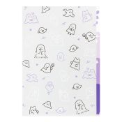 I280GH 3-Pocket Clear File Ghosts