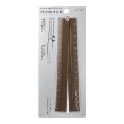 I106BR Aluminium Multi-Ruler Brown