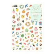 I274MO Yuru Log Sticker Sheet (1) Motif