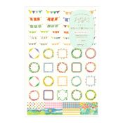 I274DC Yuru Log Sticker Sheet (1) Decoration