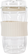 PO008IV Vidro Glass Cup 330ml Ivory