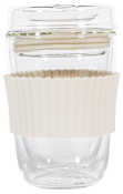 PO009IV Vidro Glass Cup 220ml Ivory