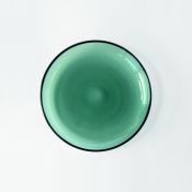 AM022GR Glass Heat-Proof Dish Green