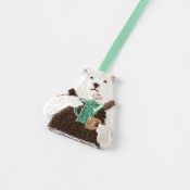 I244PB Embroidery Bookmarker Polar Bear