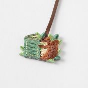 I244SQ Embroidery Bookmarker Squirrel