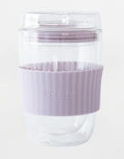 PO009LL Vidro Glass Cup 220ml Lilac