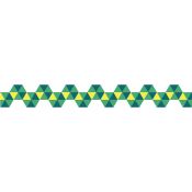 Lace Tape Mini Spiral Green