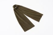 OR006OL Coloured Scarf Dark Olive