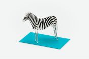 GM001ZB Post Animal Zebra