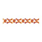 Lace Tape Crystal Orange
