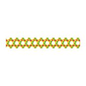 Lace Tape Jaggy Yellow