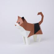 BC001CC TINY Animals Calico Cat